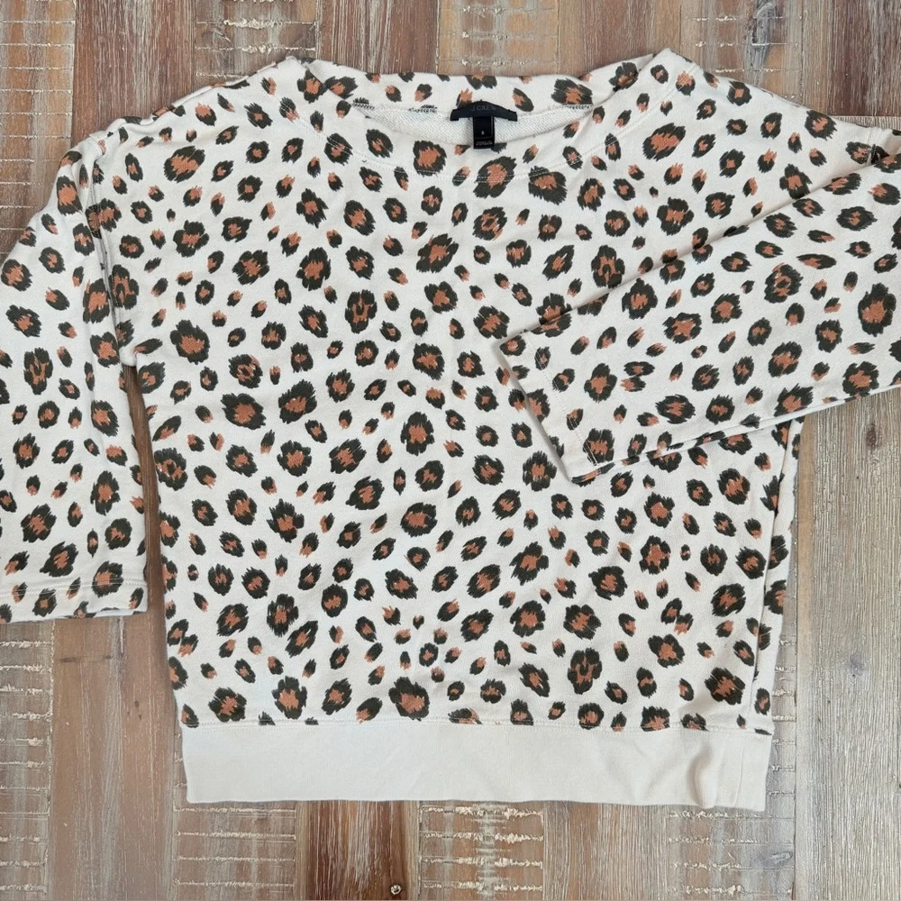 J. Crew Cheetah Sweater